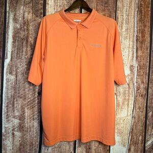 Columbia PFG Men's Bright Orange Polo Shirt